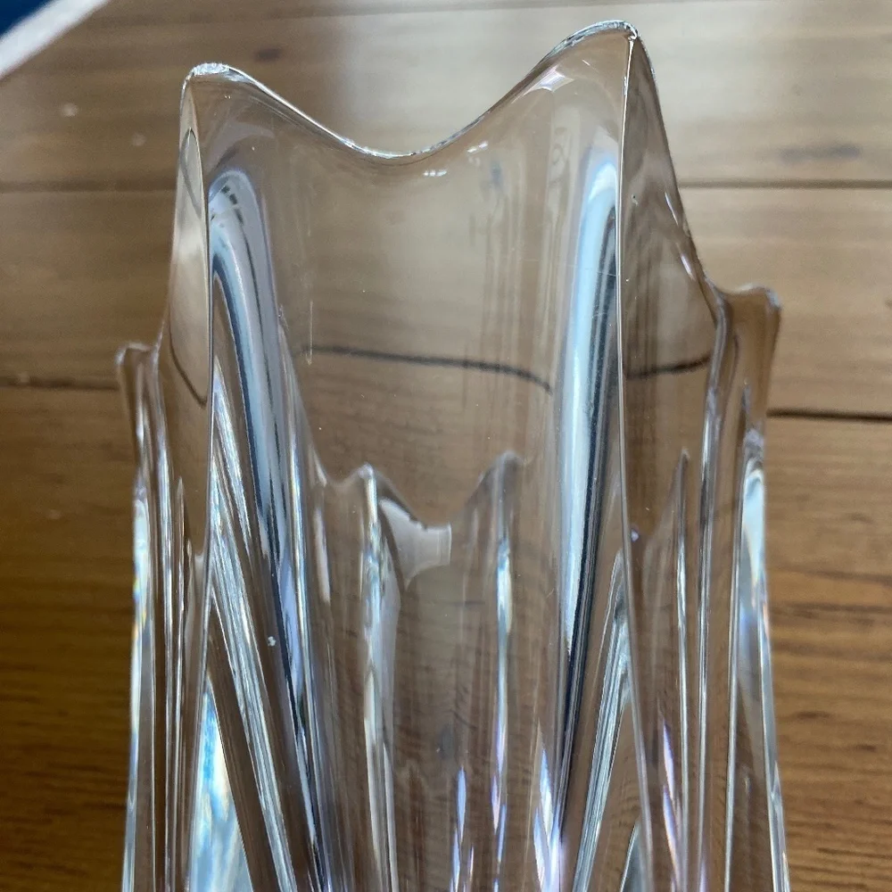 Vintage Crystal Vase by Orrefors Sweden